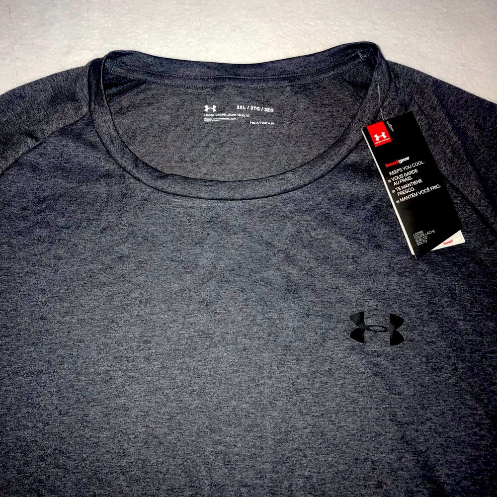 Under Armour NEW long sleeve HeatGear technology 3XL charcoal
